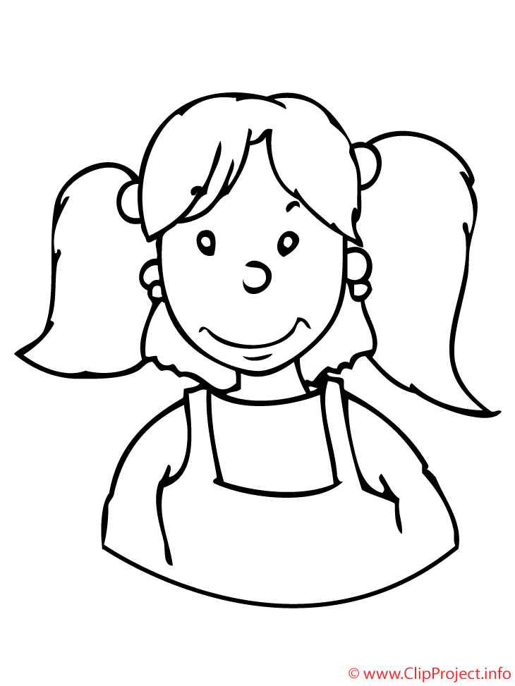 Fille coloriage  Pages à colorier pour les filles dessin, picture