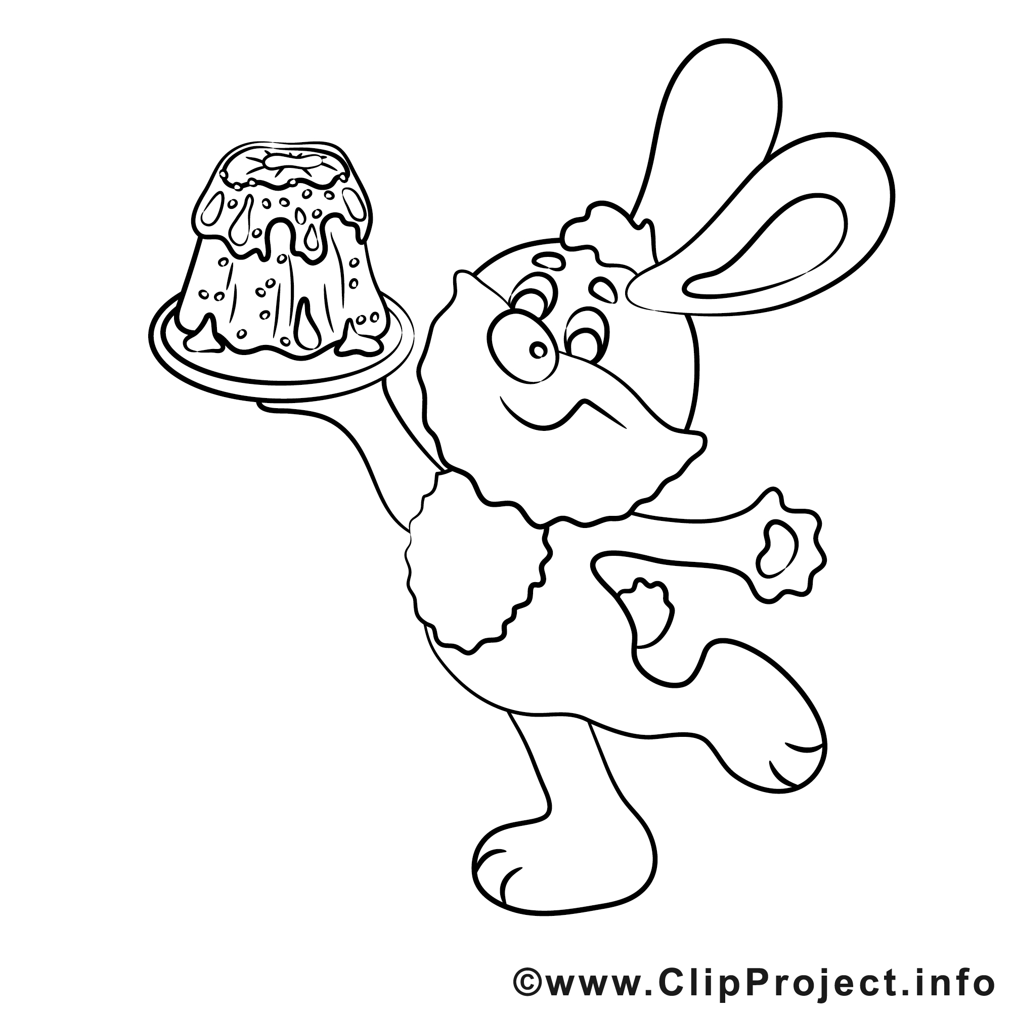 Images gratuites lapin - Pâques à colorier - Pâques ...