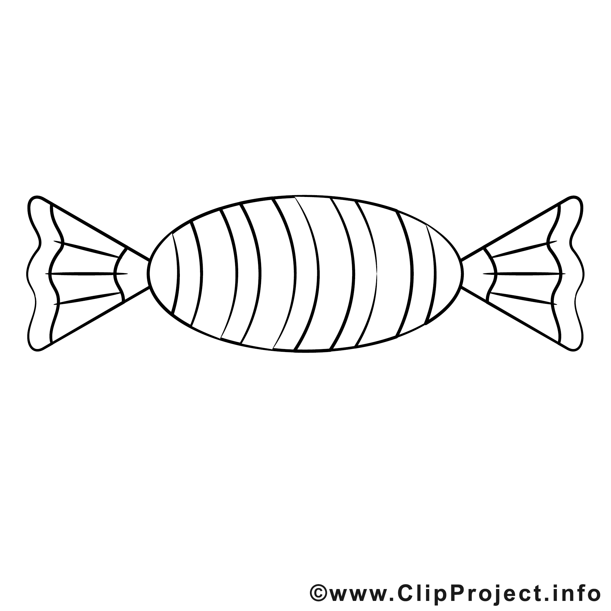 Bonbon clip art gratuit Cuisine à colorier Repas