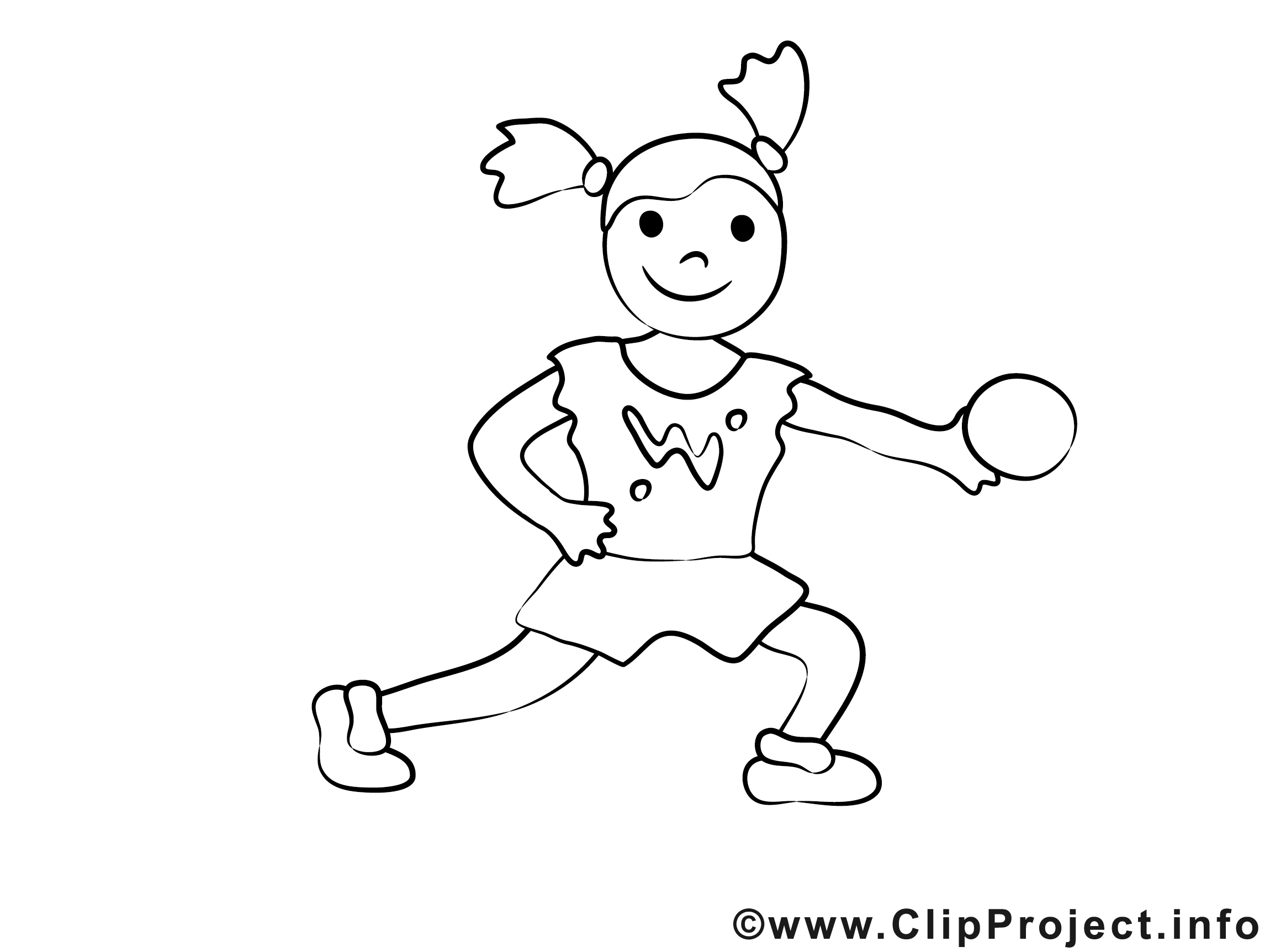 Balle clip art gratuit – Sport à colorier  Sport coloriages dessin