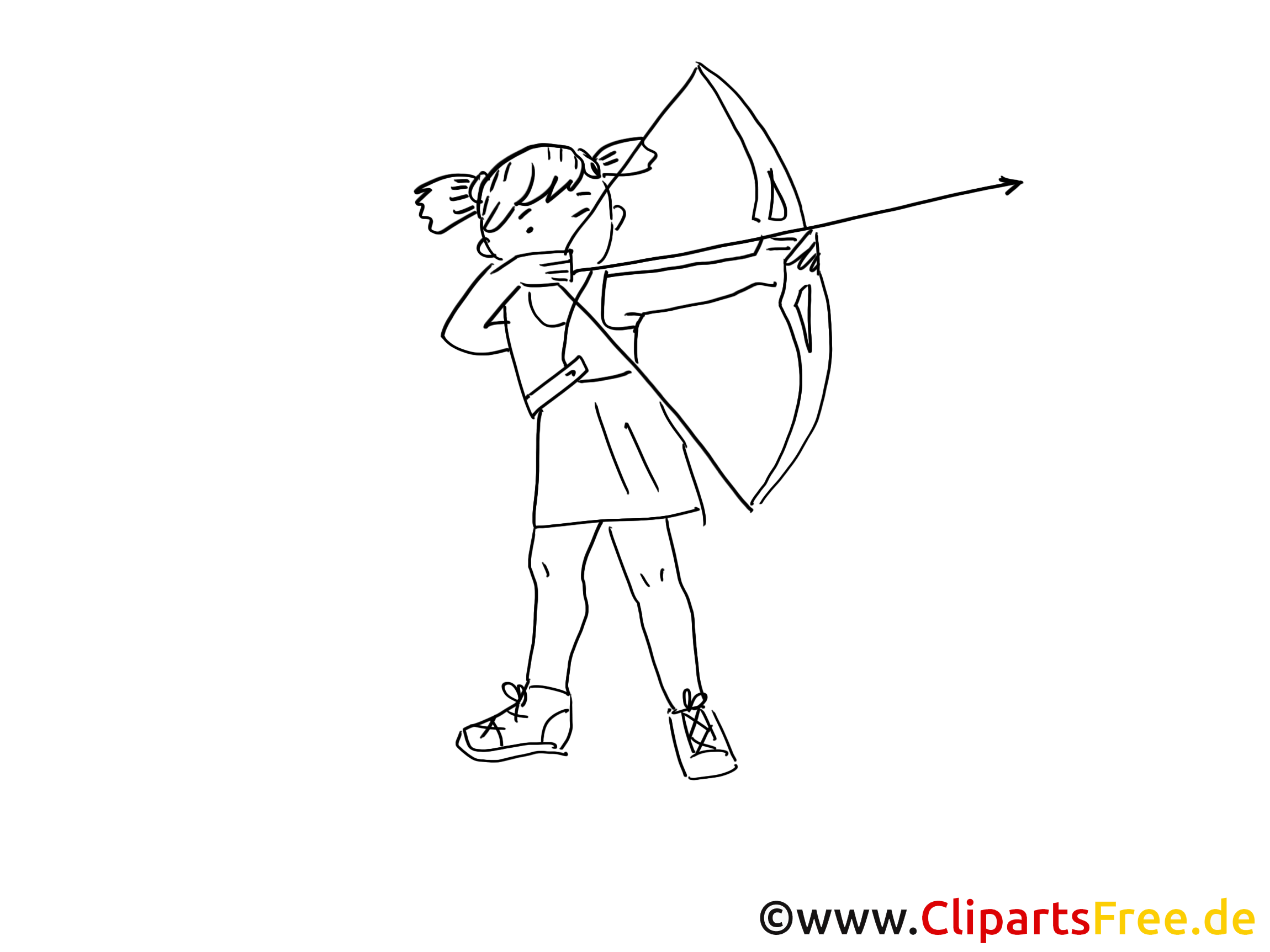 clipart gratuit tir à l'arc - photo #18