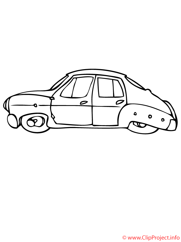 La voiture moderne coloriage - Transport coloriages dessin ...