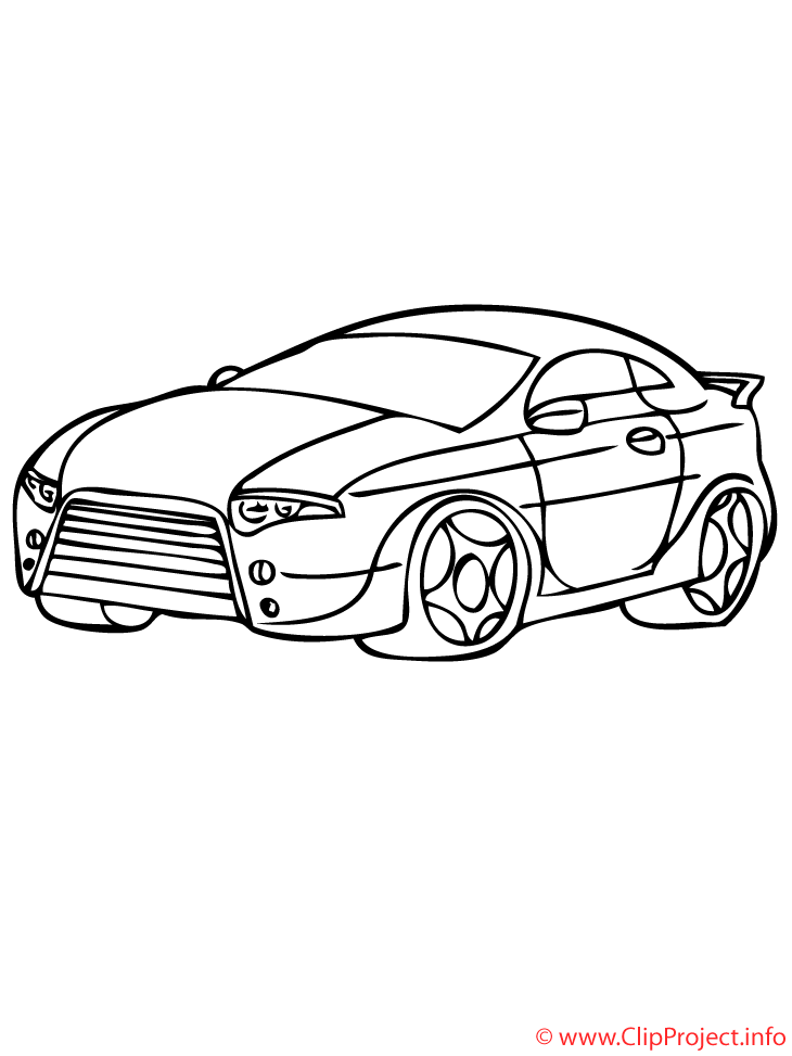 La voiture sportive coloriage  Transport coloriages dessin, picture