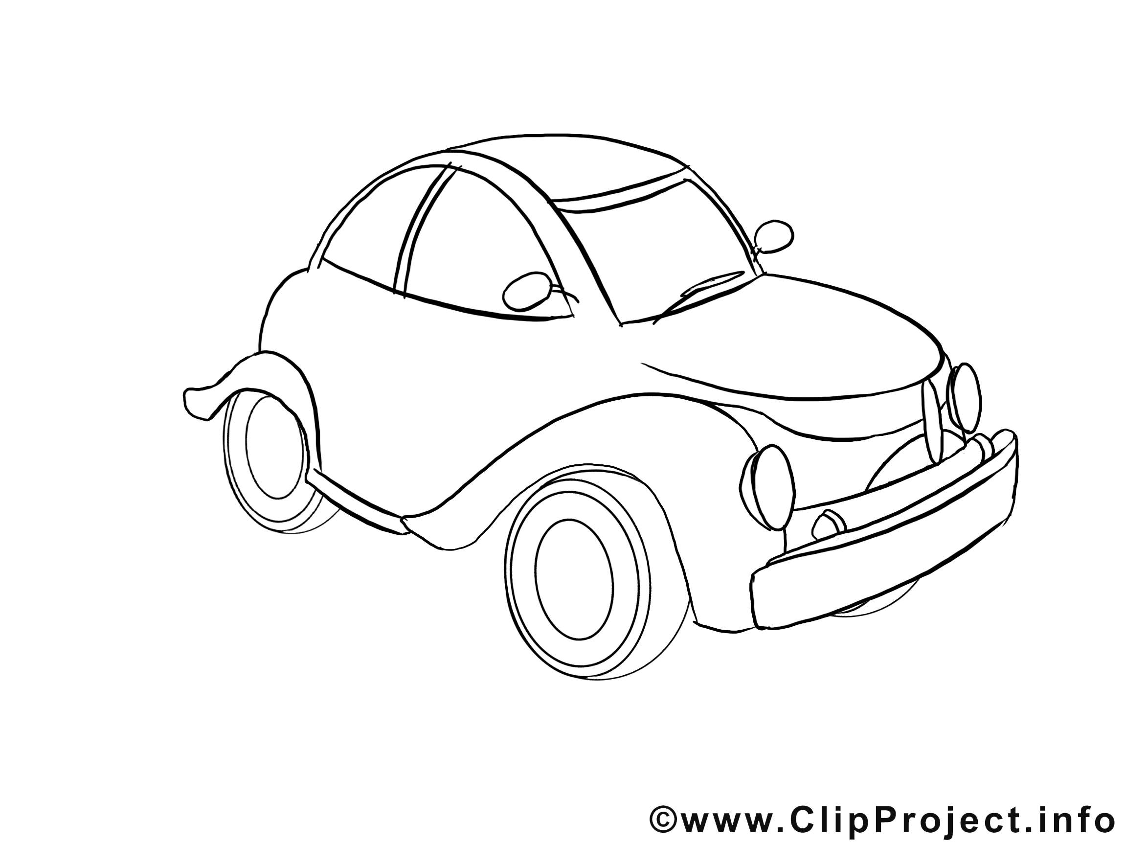 Auto dessin – Voitures gratuits à imprimer - Voitures coloriages