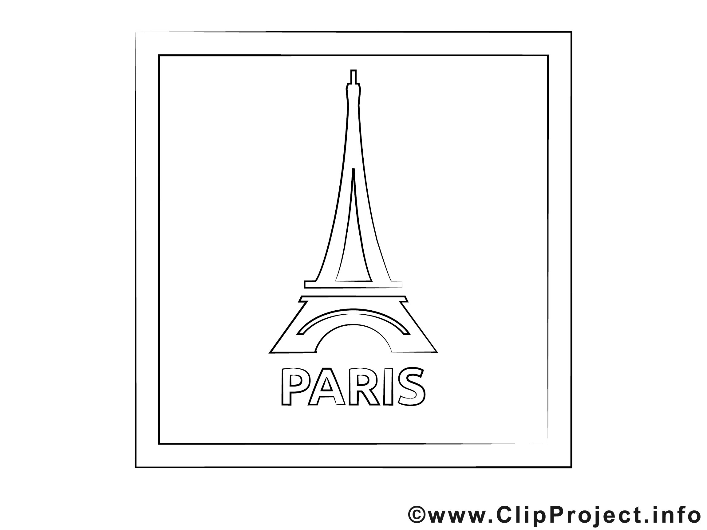 Tour Eiffel Images Voyage Gratuit A Imprimer Voyage Coloriages Dessin Picture Image Graphic Clip Art Telecharger Gratuit