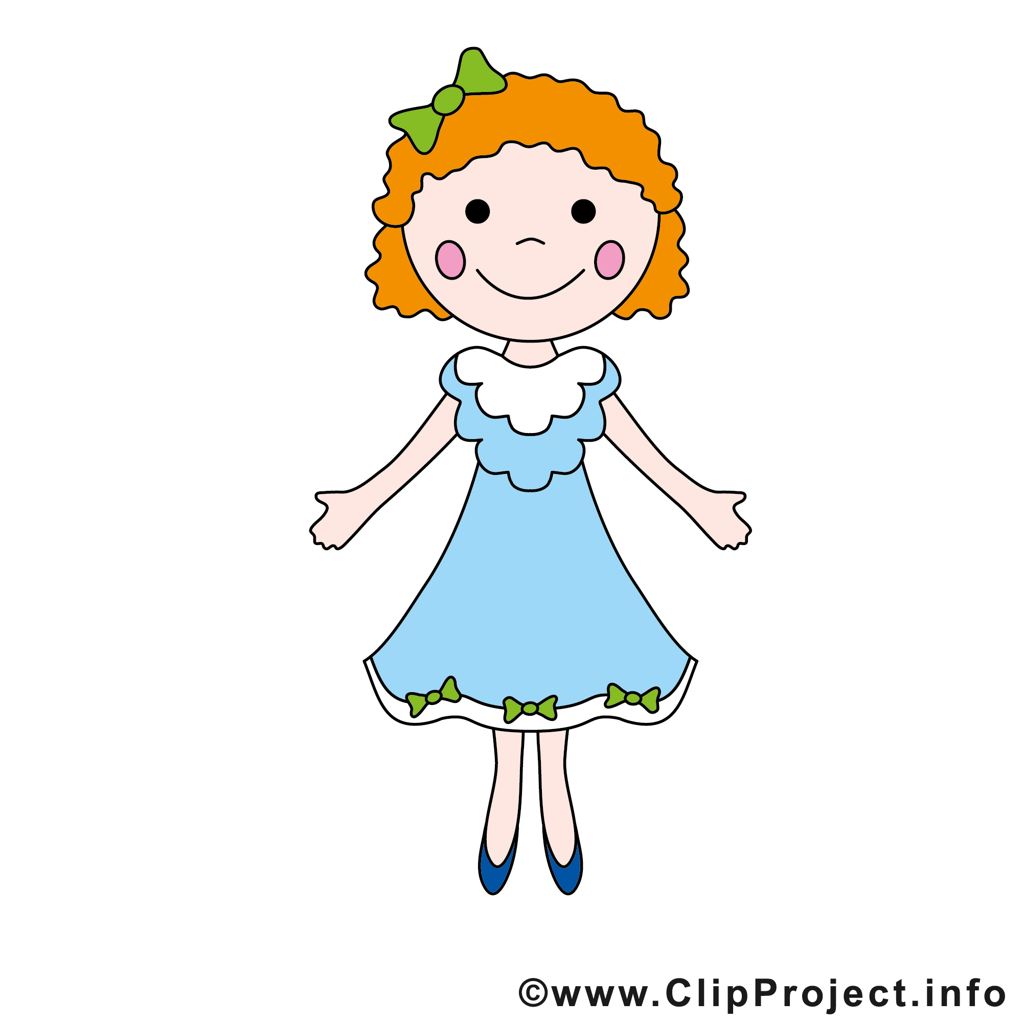 fille clipart gratuit