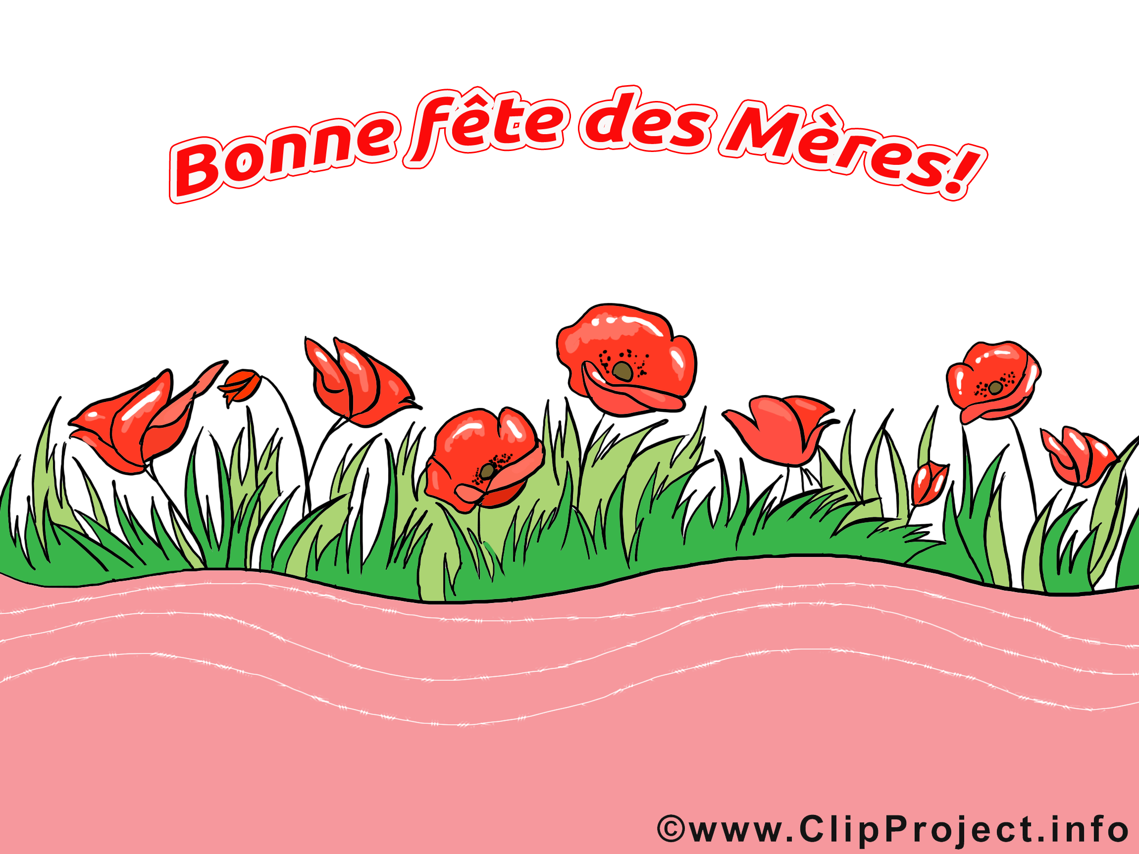 Fête des Mères illustration fleurs gratuite - Fête des ...