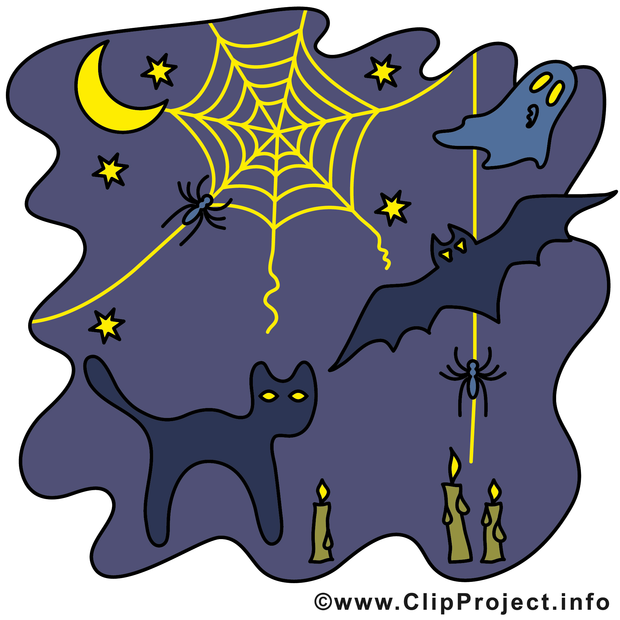 Toile d'araignée image - Halloween images cliparts - Halloween dessin
