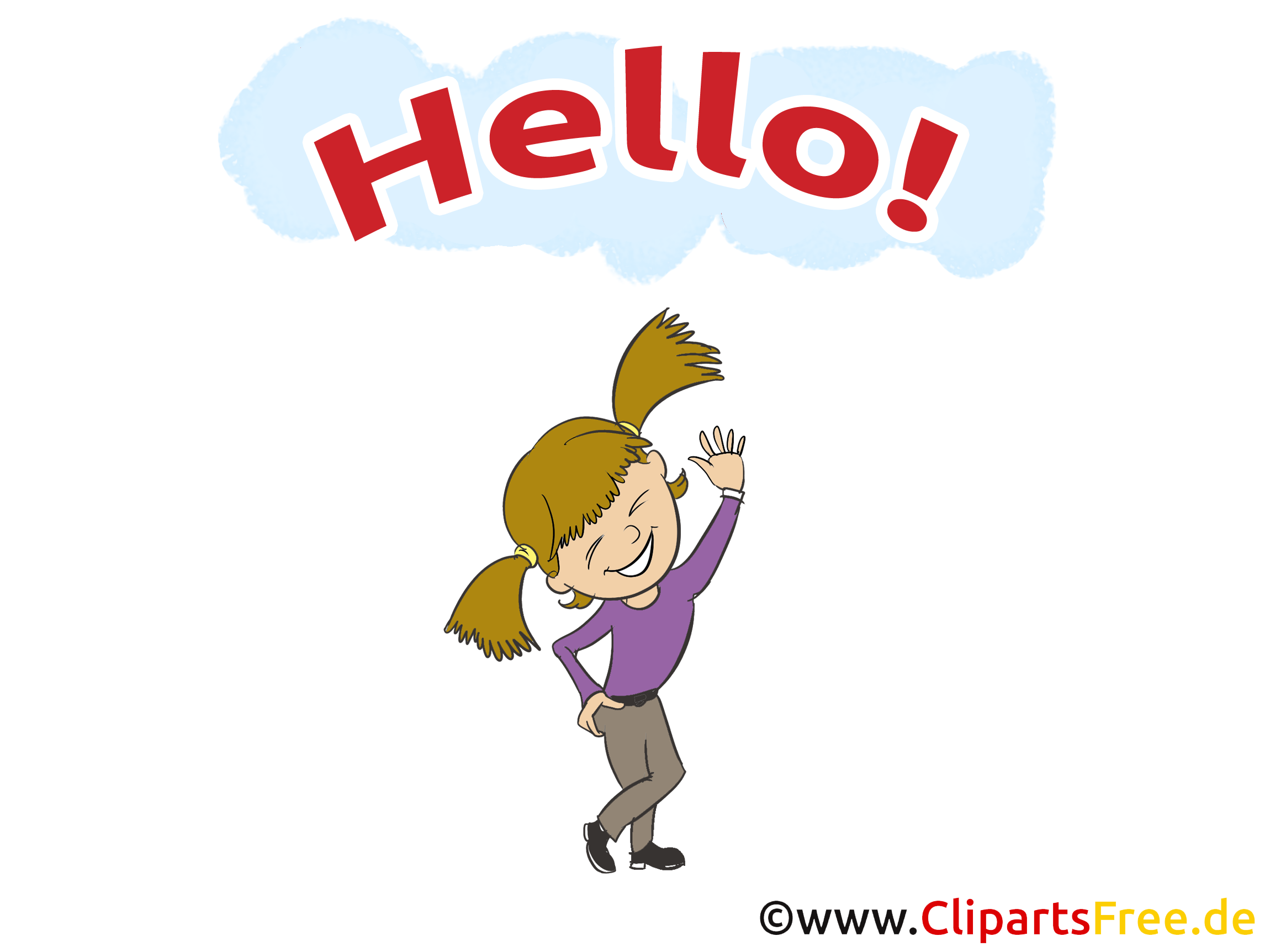 Salut clip arts gratuits illustrations - Bonjour dessin, picture, image, graphic, clip art ...