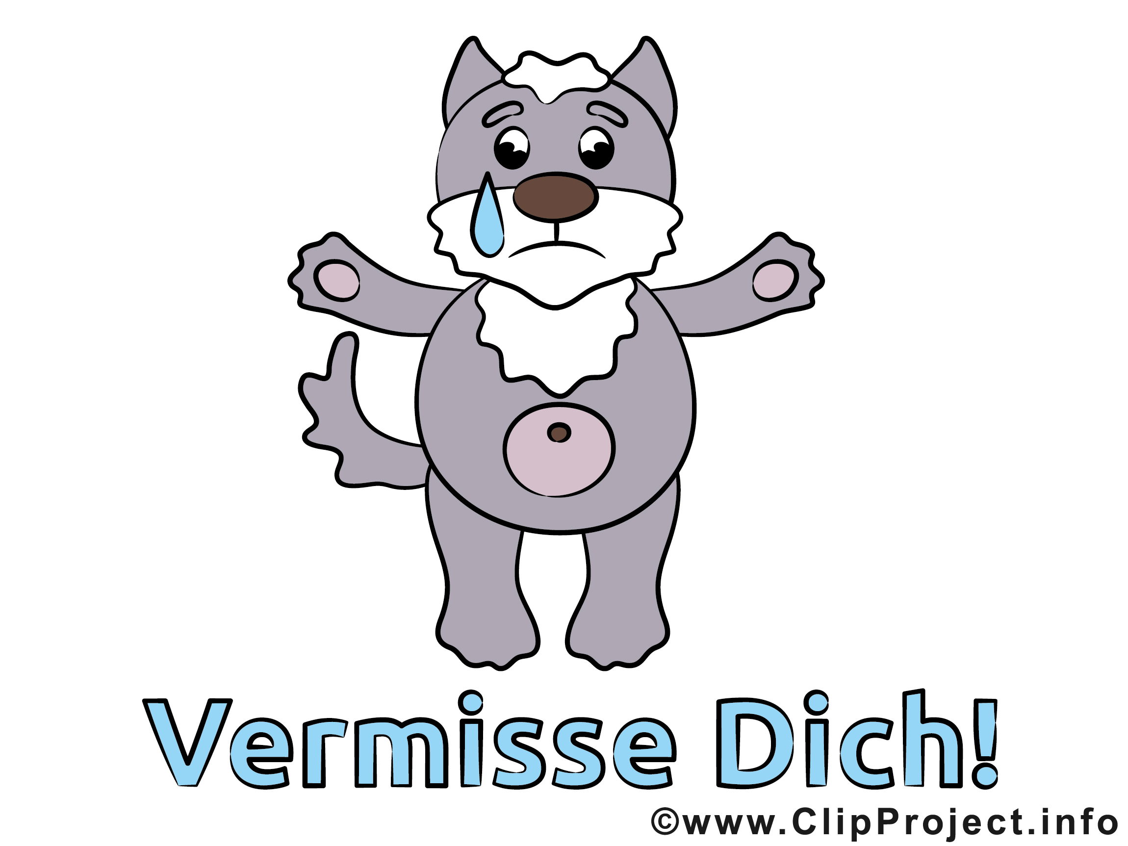 Chien carte à télécharger Tu me manques image gratuite Tu me manques dessin, picture, image