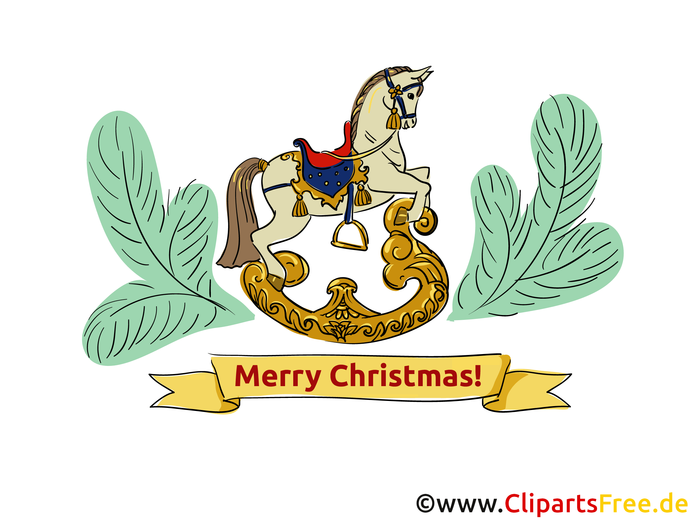 Carte de Voeux Joyeux Noël - Merry Christmas (Cartes de Noël en anglais