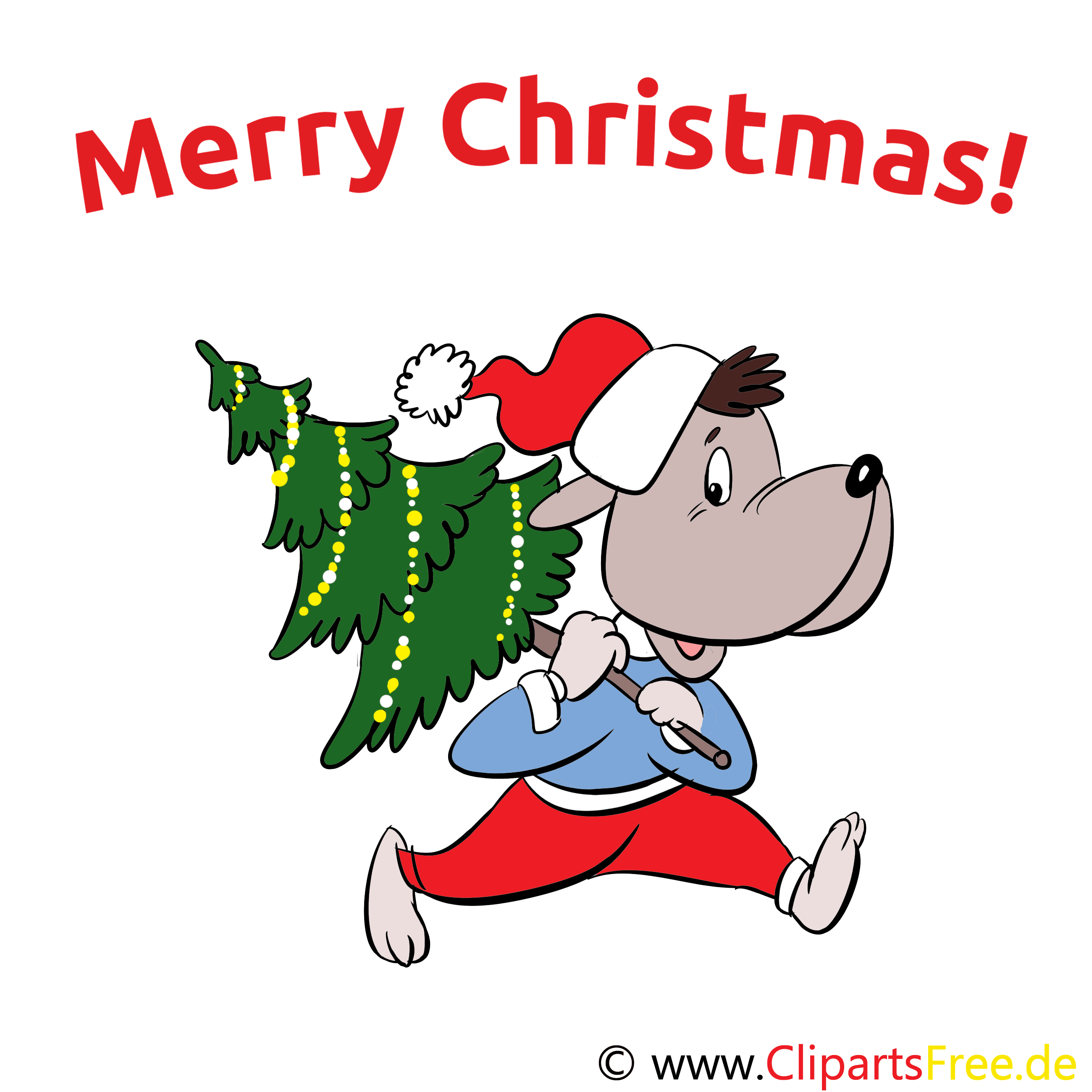 Carte de Voeux Merry Christmas gratuite - Merry Christmas (Cartes de