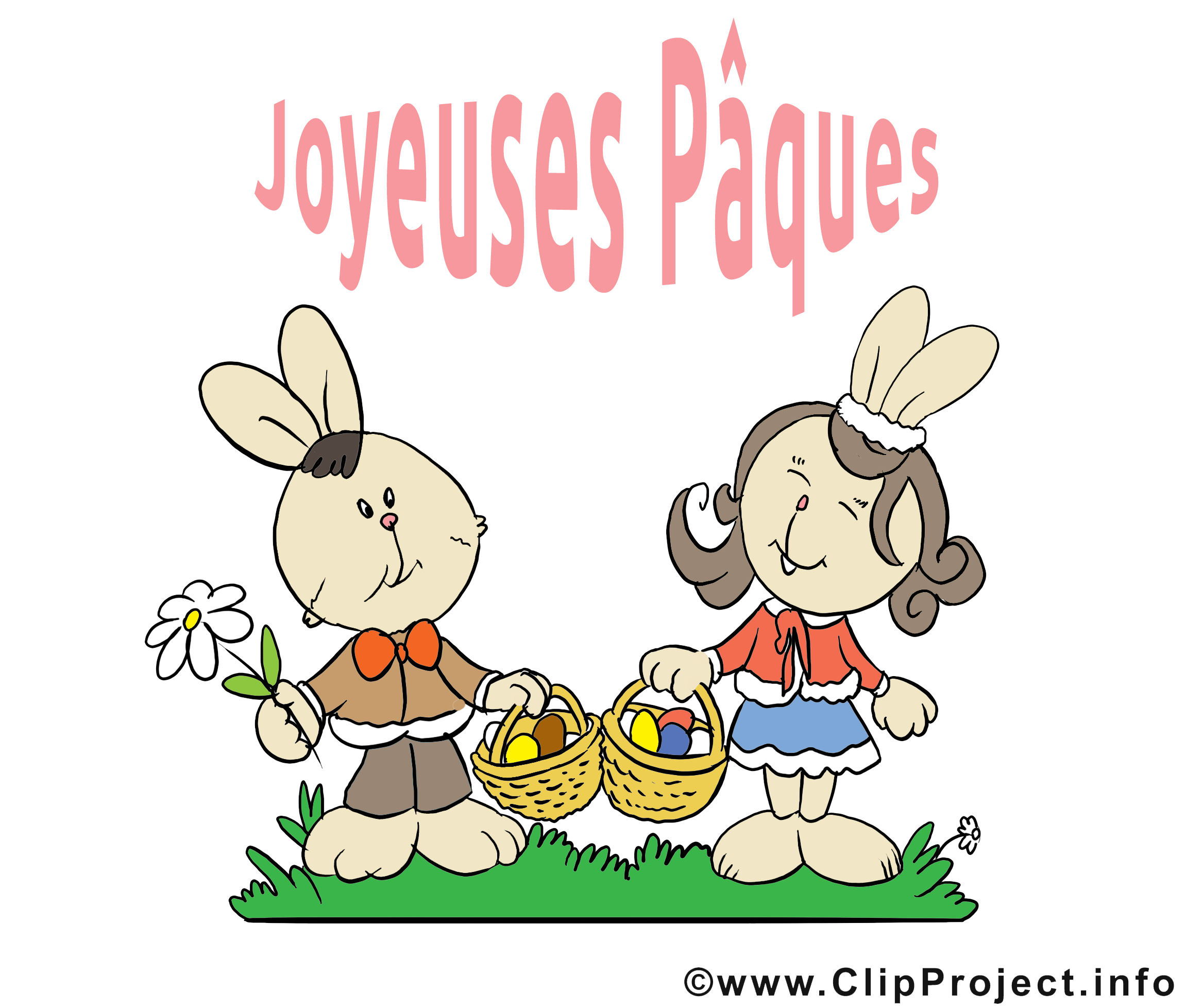 Amoureux lapin dessin gratuit - Pâques image - Pâques ...
