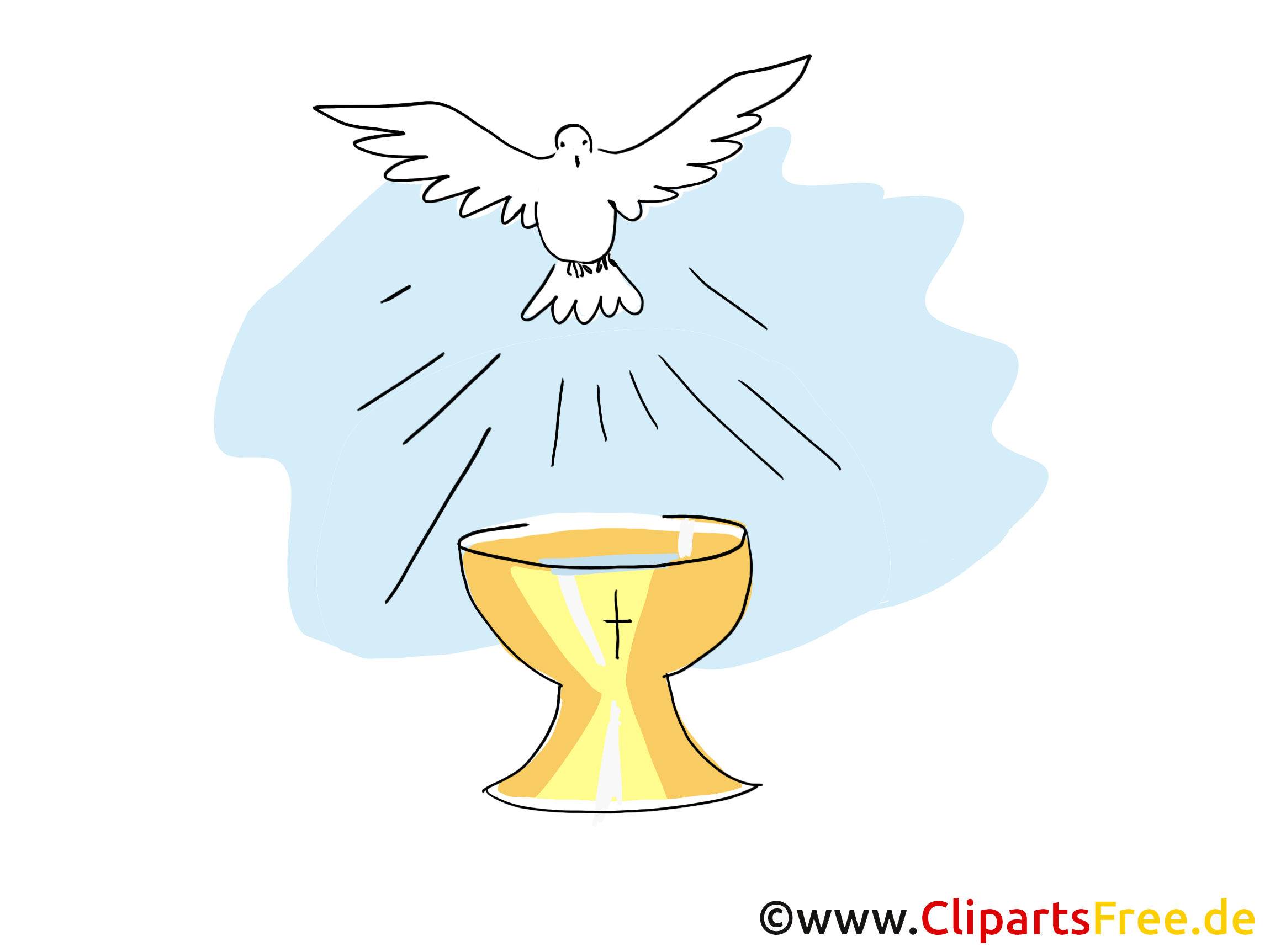 Calice image gratuite - Baptême images cliparts - Baptême dessin