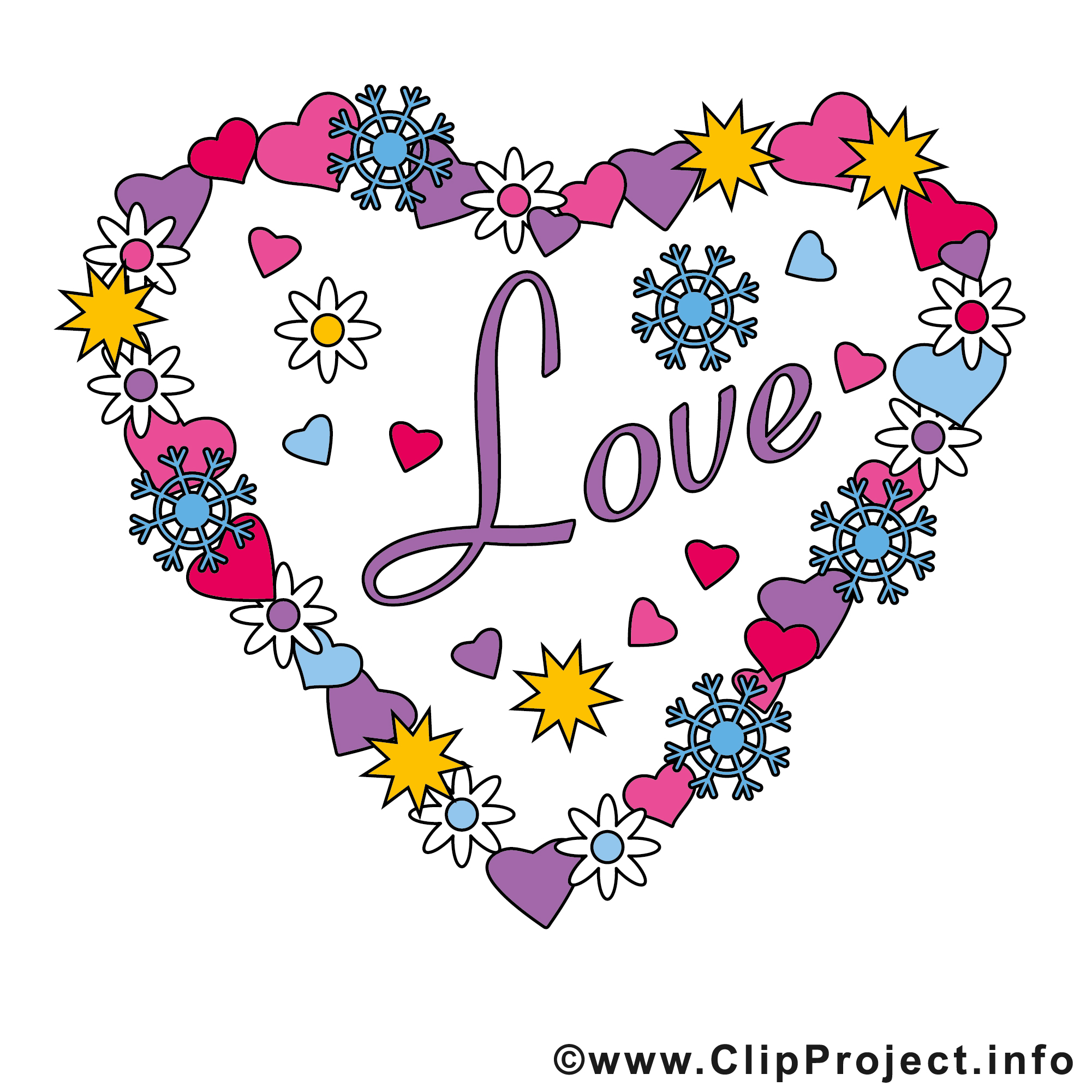 Amour clip art gratuit - Coeur images gratuites - Saint ...