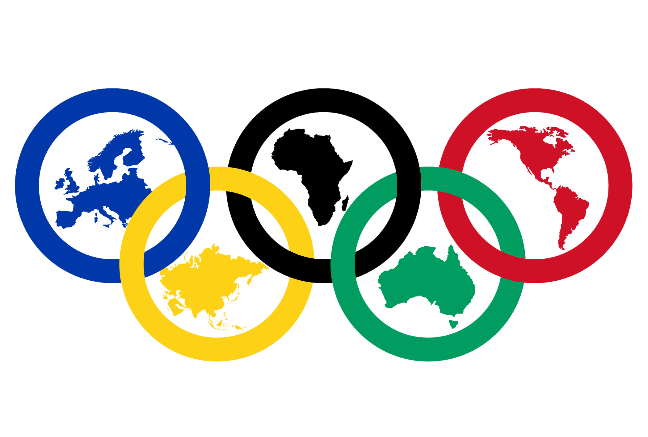 2021 Anneaux Olympiques avec Continents Signification Illustration PNG Sport dessin, picture