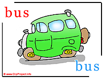 Bus - bus abc image Dictionnaire Anglais Français