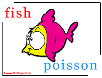 Fish - poisson abc image dictionnaire anglais francais