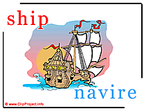 Ship - navire abc image dictionnaire anglais francais