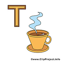 T tee clip art gratuit – Alphabet allemand images