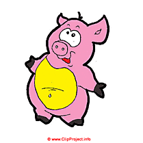 Cochonnet clipart gratuit