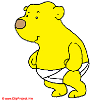 Ourson clipart gratuit