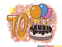 10 ans illustration gratuite – Anniversaire clipart