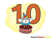 10 ans images – Anniversaire dessins gratuits