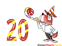 20 ans dessin – Anniversaire cliparts à télécharger