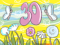 30 ans images – Anniversaire dessins gratuits
