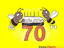 Abeilles 70 ans dessin – Anniversaire cliparts