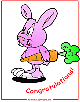 Carte de felicitations clipart gratuit