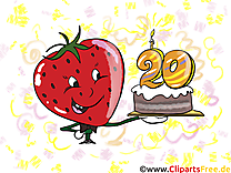 Fraise 20 ans illustration – Anniversaire images