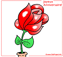 Rose carte clipart gratuit