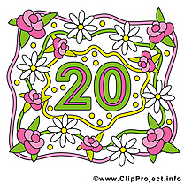 20 ans anniversaire mariage image