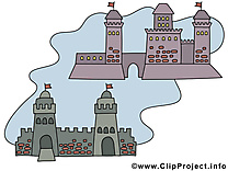 Fortifications dessin – Biens immobiliers clip arts