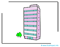 Immeuble clipart – Biens immobiliers dessins