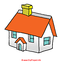 Maison avec toit rouge images gratuites