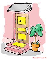 Porte maison clipart gratuit