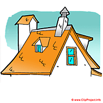 Toit de la maison clipart gratuit