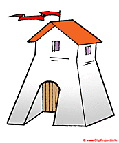 Tourelle chateau clipart gratuit