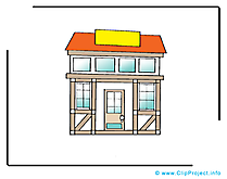 Vieux bâtiment clipart – Biens immobiliers images