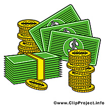 Dollars images gratuites – Argent clipart