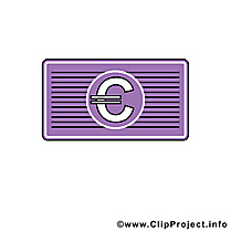 Euro image à télécharger – Argent clipart