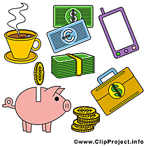 Finance clipart – Argent dessins gratuits