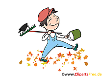 Jardinier dessins gratuits – Automne clipart