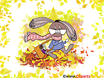 Lapin image à télécharger – Automne clipart