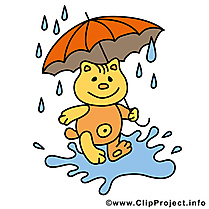 Parapluie chat image – Automne images cliparts