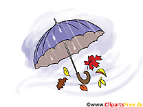 Parapluie images gratuites – Automne clipart