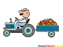 Tracteur image – Automne images cliparts